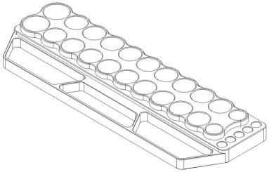TFL RC Tool Organizer Stand L=248mm W=84mm H=18mm