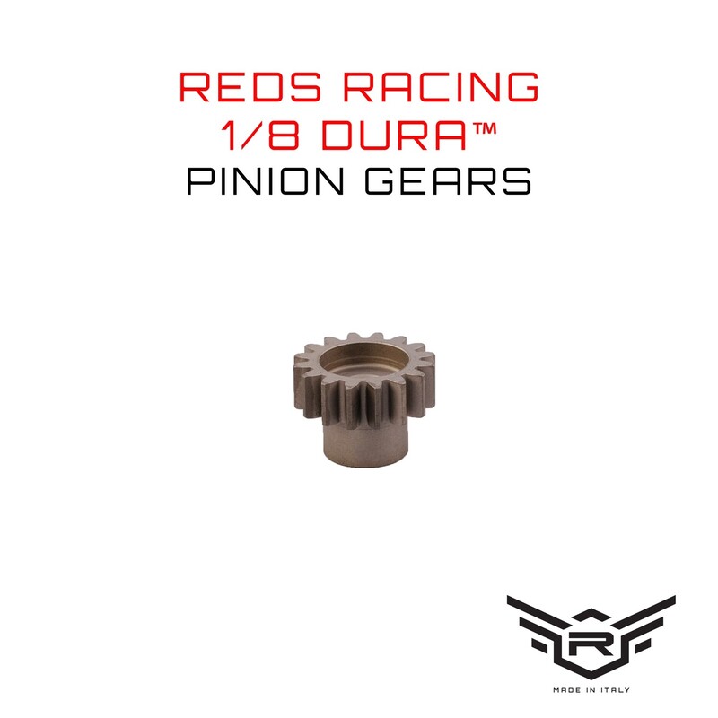 Reds Pinion Gear 15T 1:8 M1 5mm Bore Reds Pinion Gear 15T 1:8 M1 5mm Bore