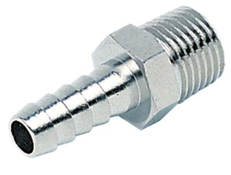 Nickel Plated Brass Hosetail Male BSPT