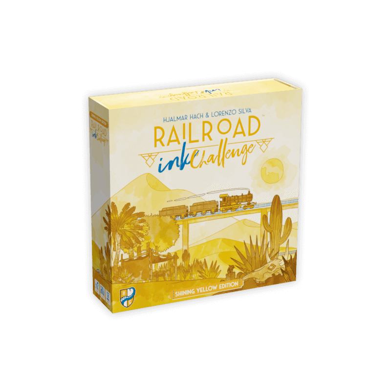 Railroad Ink Challenge: Edition Sonnengelb ENGLISH - mit minimalen Transportspuren