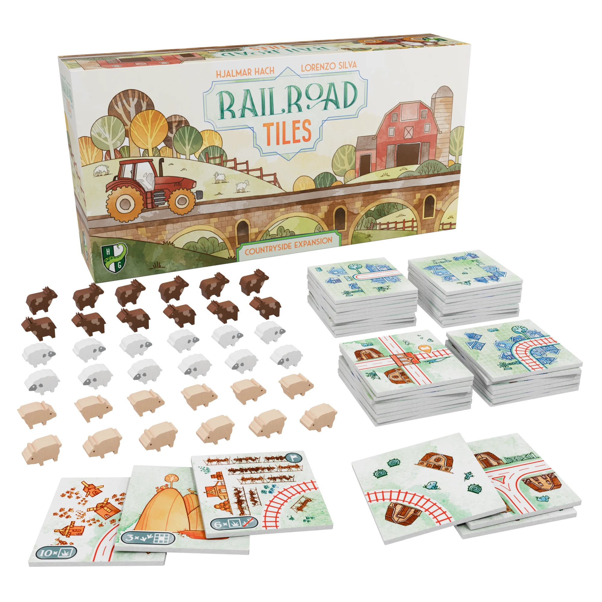 Railroad Tiles: Countryside Erweiterung Spielinhalt