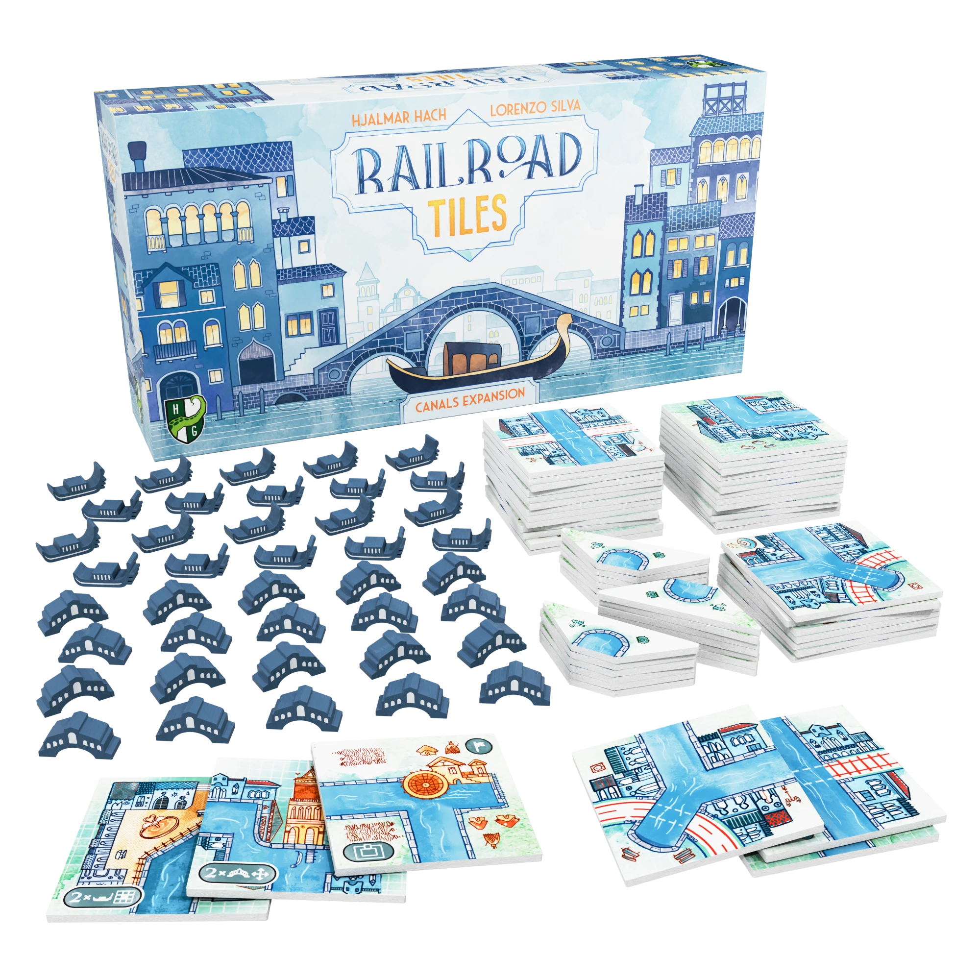 Railroad Tiles: Canals Erweiterung Spielinhalt