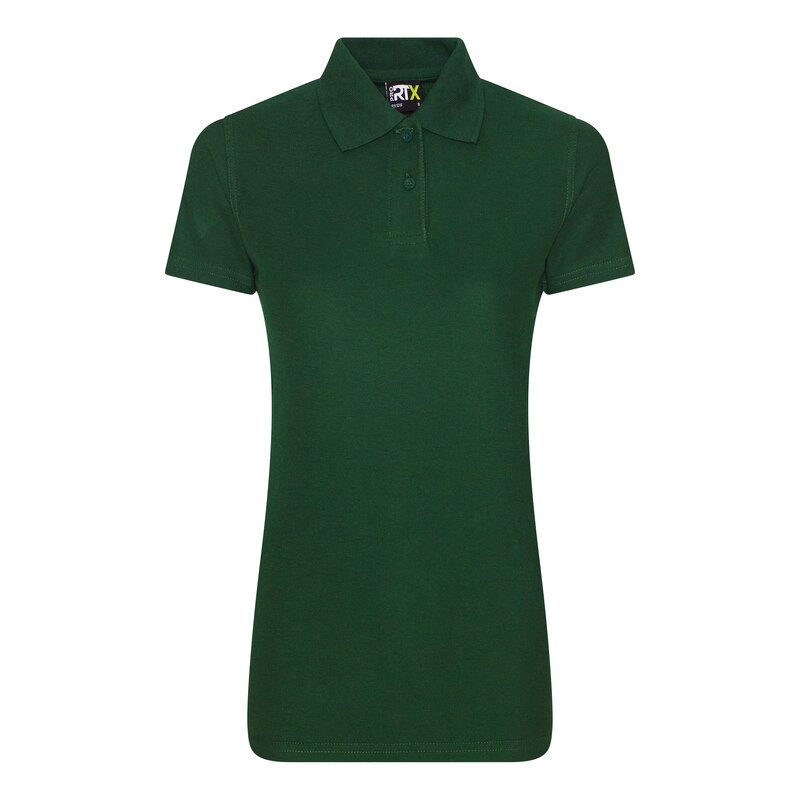 Women's pro polo-Bottle Green-M