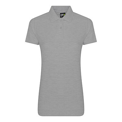 Women's pro polo-Heather Grey-M