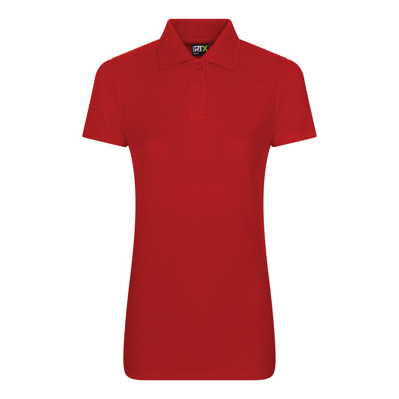 Women's pro polo-Red-M