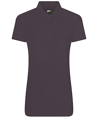Women's pro polo-Solid Grey-M