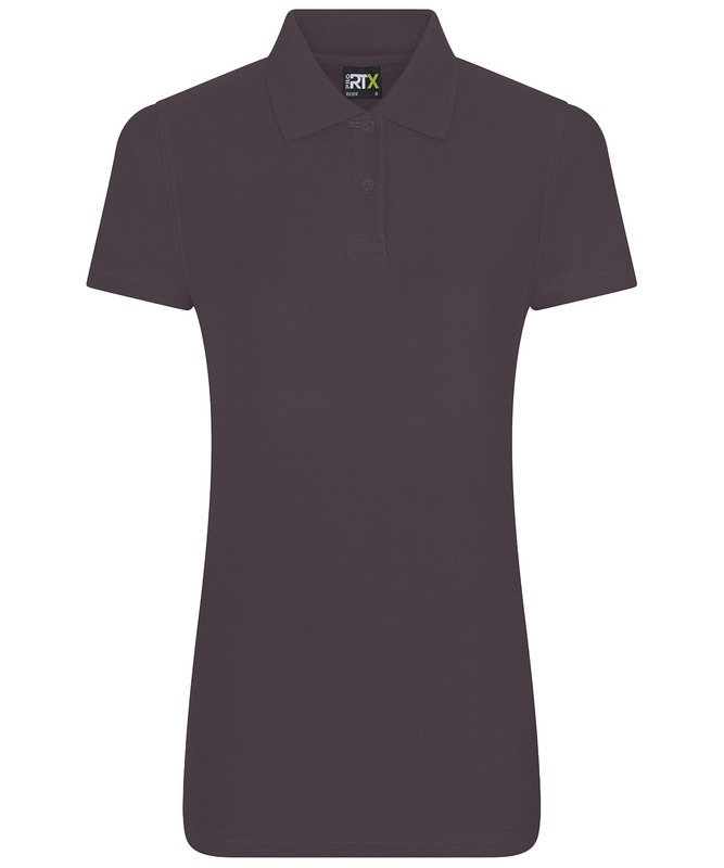 Women's pro polo-Solid Grey-M