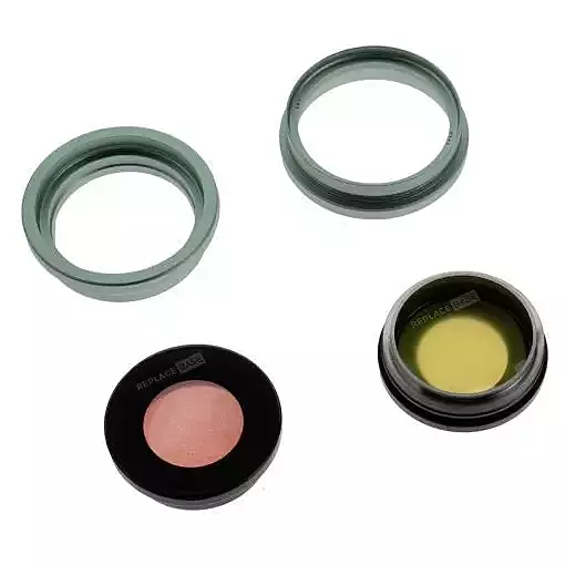 Replacement Camera Lens Set With Frame for iPhone 15 - Green