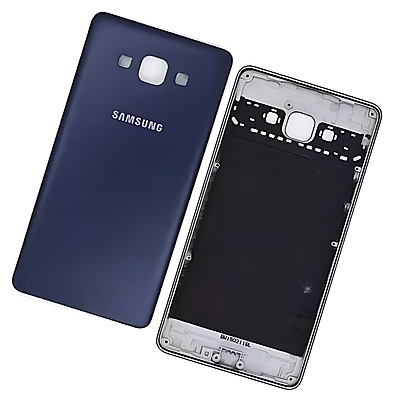 For Samsung Galaxy A7 2015 (A700) - Replacement Rear Housing , Battery Cover - Blue