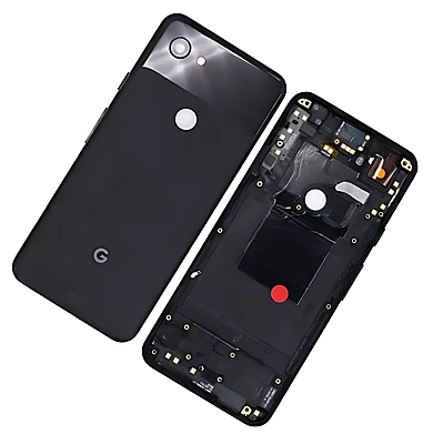 Genuine Google Pixel 3a - Replacement Rear Housing , Battery Cover Assembly - Black - Original
