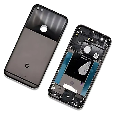 Genuine Google Pixel XL - Replacement Rear Housing - Quite Black - Original
