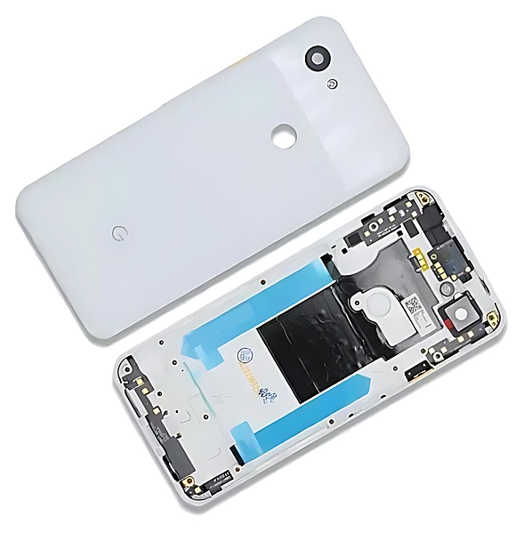 Genuine Google Pixel 3a - Replacement Rear Housing , Battery Cover Assembly - White - Original