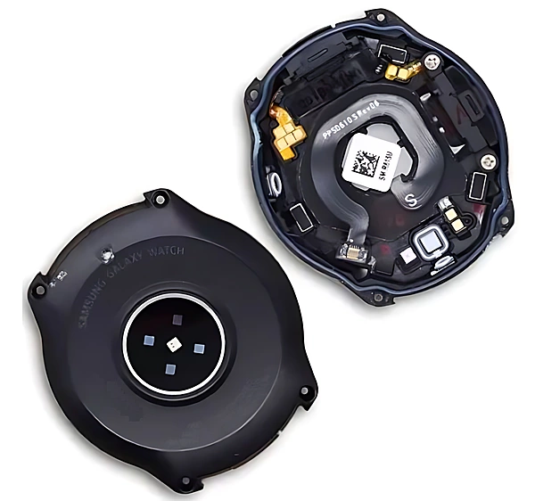 Samsung Galaxy Watch 42mm (R810) - Replacement Rear Housing Shell Assembly - Midnight Black - Original