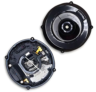 Samsung Galaxy Watch3 45mm (R840) - Replacement Rear Housing Shell Assembly - Mystic Black - Original
