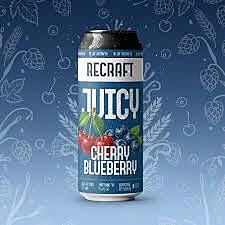 RECRAFT JUICY SOUR SERIES CHERRY BLUEBERRY 4.7% CAN