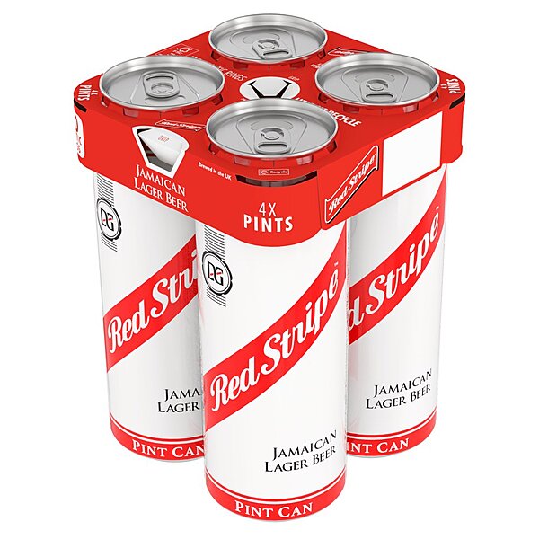 Red Stripes Pint 4PK