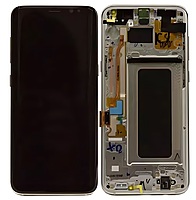 For Samsung Galaxy S8 Plus - Replacement AMOLED Display Digitizer Touch Screen Assembly With Frame - Gold