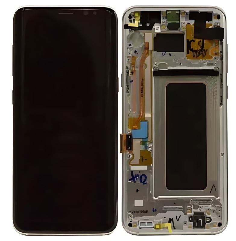For Samsung Galaxy S8 Plus - Replacement AMOLED Display Digitizer Touch Screen Assembly With Frame - Gold