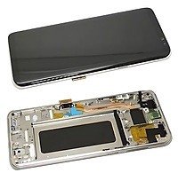 For Samsung Galaxy S8 Plus - Replacement AMOLED Display Digitizer Touch Screen Assembly With Frame - Gold