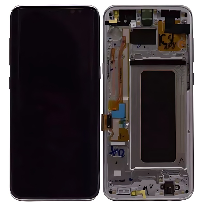 For Samsung Galaxy S8 Plus - Replacement AMOLED Display Digitizer Touch Screen Assembly With Frame - Grey