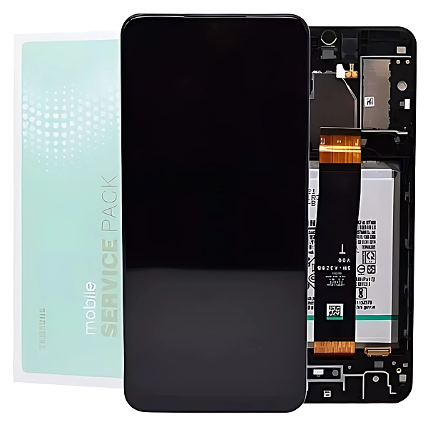 Genuine Samsung A32 5G , A326 - Replacement AMOLED Touch Screen Assembly With Chassis & Battery - Service Pack - GH82 - 25453A