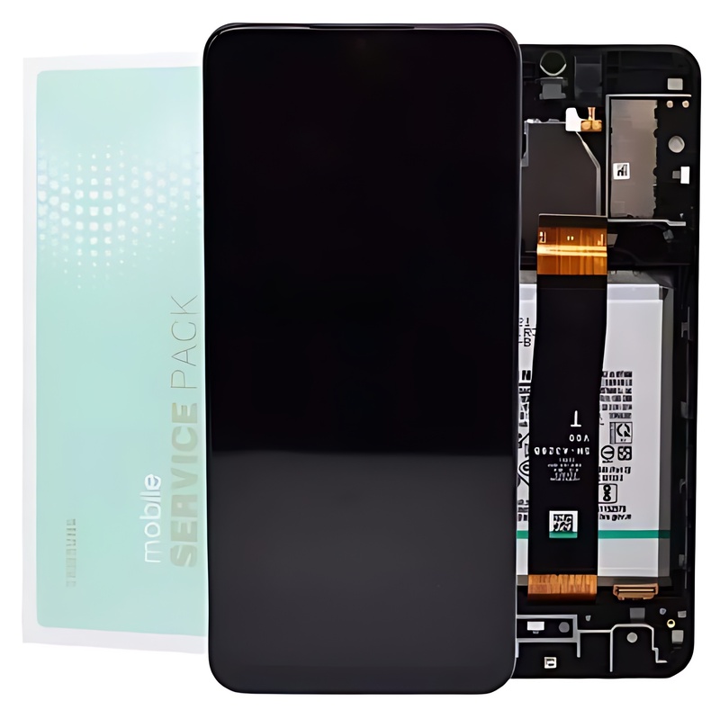 Genuine Samsung A32 5G , A326 - Replacement AMOLED Touch Screen Assembly With Chassis & Battery - Service Pack - GH82 - 25453A