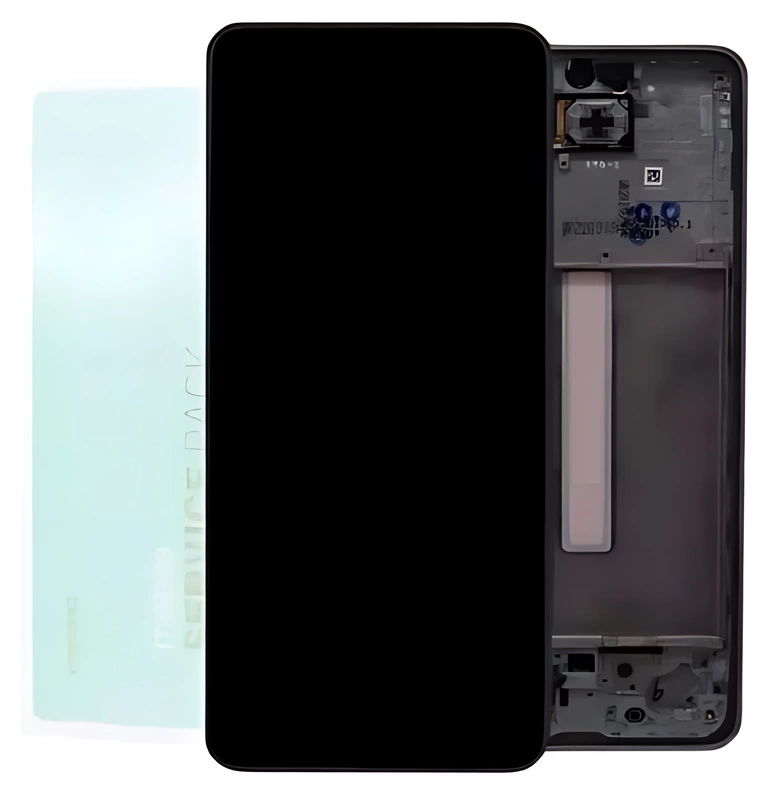 For Samsung A33 5G , A336 - Replacement AMOLED Touch Screen Assembly With Chassis - Black - Service Pack - GH82 - 28143A