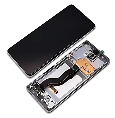 Genuine Samsung Galaxy S20 Plus , G986 - Replacement AMOLED Touch Screen Assembly With Chassis - Cloud White - Authorised Refurbished - GH82 - 22145B