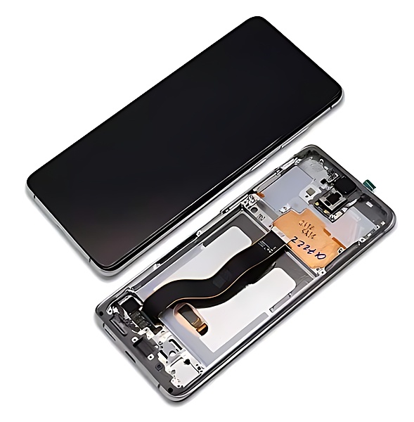 Genuine Samsung Galaxy S20 Plus , G986 - Replacement AMOLED Touch Screen Assembly With Chassis - Cloud White - Authorised Refurbished - GH82 - 22145B