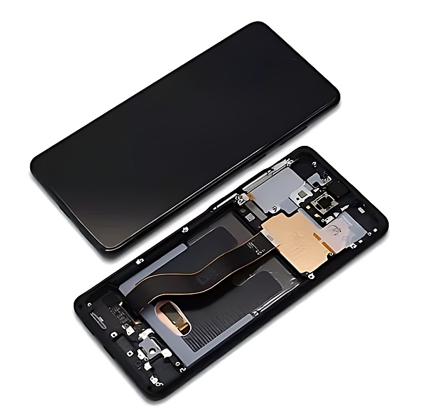 Genuine Samsung Galaxy S20 Plus , G986 - Replacement AMOLED Touch Screen Assembly With Chassis - Cosmic Black - Authorised Refurbished - GH82 - 22145A
