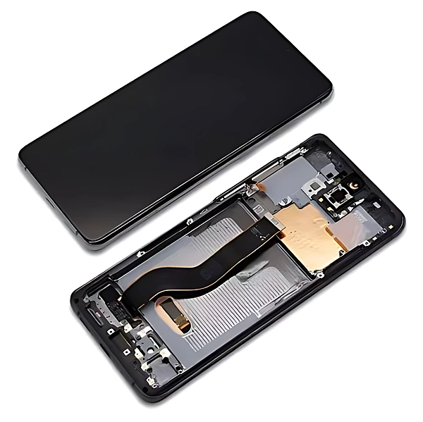 Genuine Samsung Galaxy S20 Plus , G986 - Replacement AMOLED Touch Screen Assembly With Chassis - Cosmic Grey - Authorised Refurbished - GH82 - 22145E
