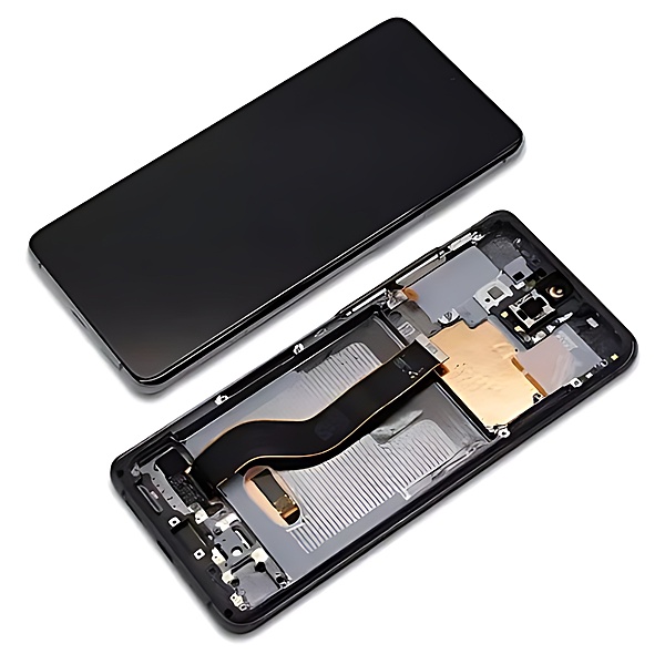 Genuine Samsung Galaxy S20 Plus , G986 - Replacement AMOLED Touch Screen Assembly With Chassis - Cosmic Grey - Authorised Refurbished - GH82 - 22145E