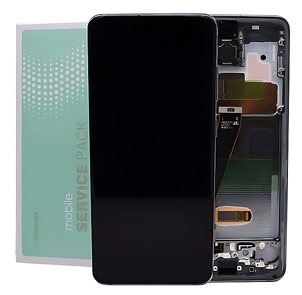 Genuine Samsung S20 , G980 , G981 - Replacement AMOLED Touch Screen Assembly With Chassis - Cosmic Grey - Service Pack - GH82 - 22131A