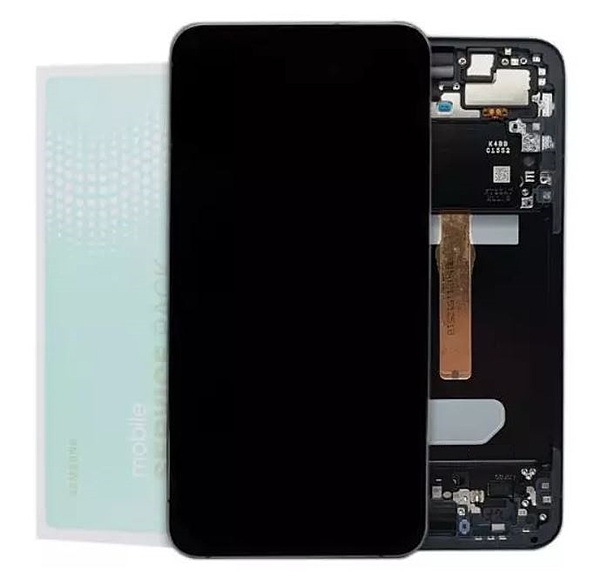 Genuine Samsung S22 Plus , S906 - Replacement AMOLED Touch Screen Assembly With Chassis - Graphite - Service Pack - GH82 - 27500E