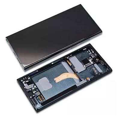 Genuine Samsung Galaxy S22 Ultra , S908 - Replacement AMOLED Touch Screen Assembly With Chassis - Green - Authorised Refurbished - GH82 - 27488D