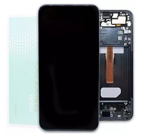 Genuine Samsung S22 Plus , S906 - Replacement AMOLED Touch Screen Assembly With Chassis - Green - Service Pack - GH82 - 27500C