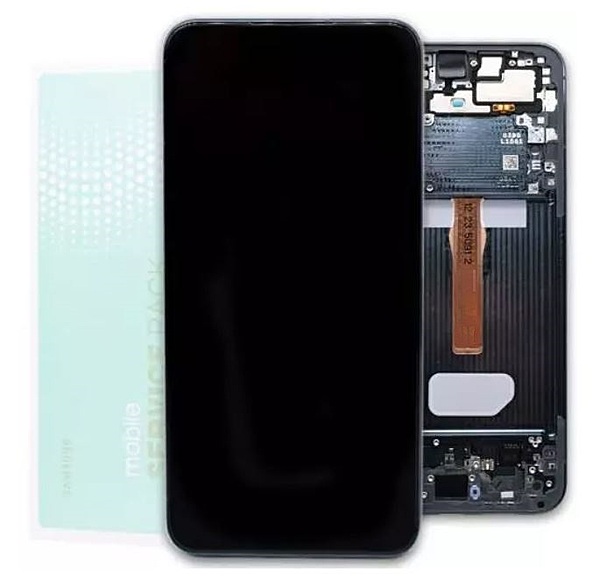 Genuine Samsung S22 Plus , S906 - Replacement AMOLED Touch Screen Assembly With Chassis - Green - Service Pack - GH82 - 27500C