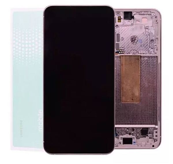 Genuine Samsung S23 Plus , S916 - Replacement AMOLED Touch Screen Assembly With Chassis - Lavender - Service Pack - GH82 - 30477D