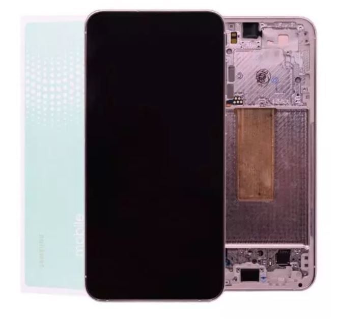 Genuine Samsung S23 Plus , S916 - Replacement AMOLED Touch Screen Assembly With Chassis - Lavender - Service Pack - GH82 - 30477D