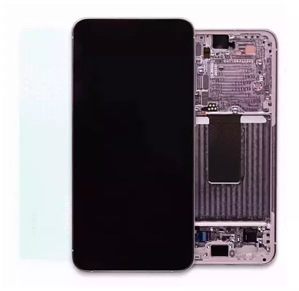 Genuine Samsung S23 , S911 - Replacement AMOLED Touch Screen Assembly With Chassis - Lavender - Service Pack - GH82 - 30481D