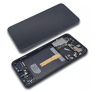 Genuine Samsung Galaxy S22 , S901 - Replacement AMOLED Touch Screen Assembly With Chassis - Phantom Black - Authorised Refurbished - GH82 - 27520A