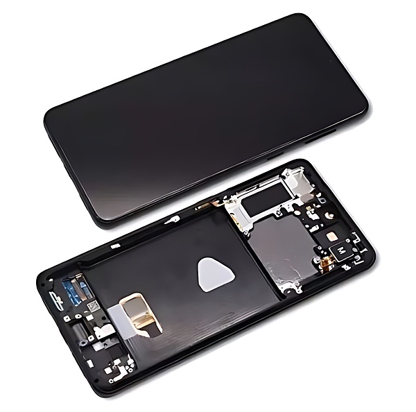 Genuine Samsung Galaxy S21 Plus , G996 - Replacement AMOLED Touch Screen Assembly With Chassis - Phantom Black - Authorised Refurbished - GH82 - 27268A