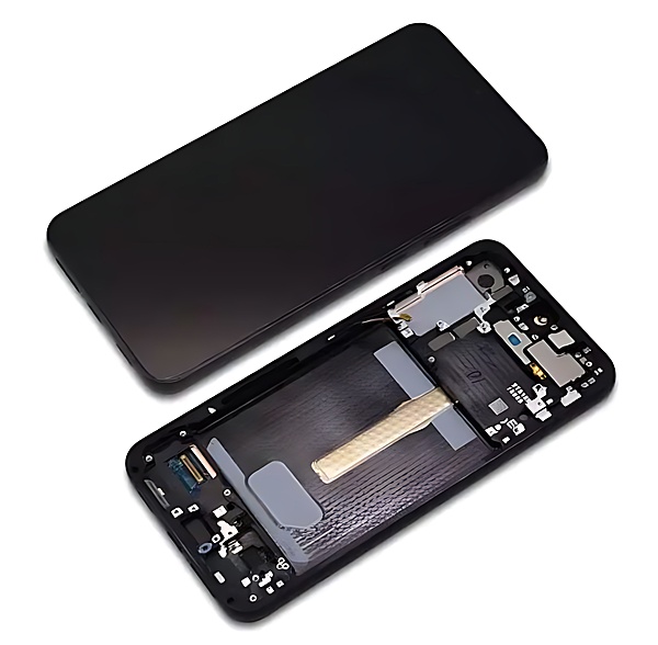 Genuine Samsung Galaxy S22 Plus , S906 - Replacement AMOLED Touch Screen Assembly With Chassis - Phantom Black - Authorised Refurbished - GH82 - 27500A
