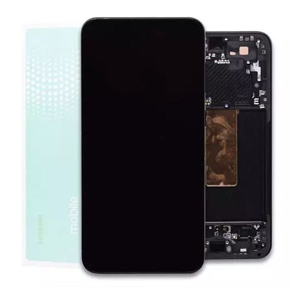 Genuine Samsung S23 Plus , S916 - Replacement AMOLED Touch Screen Assembly With Chassis - Phantom Black - Service Pack - GH82 - 30477A