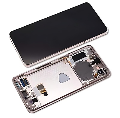 Genuine Samsung Galaxy S21 Plus , G996 - Replacement AMOLED Touch Screen Assembly With Chassis - Phantom Violet - Authorised Refurbished - GH82 - 24553B