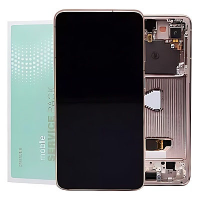 Genuine Samsung S21 Plus , G996 - Replacement AMOLED Touch Screen Assembly With Chassis - Phantom Violet - Service Pack - GH82 - 24553B