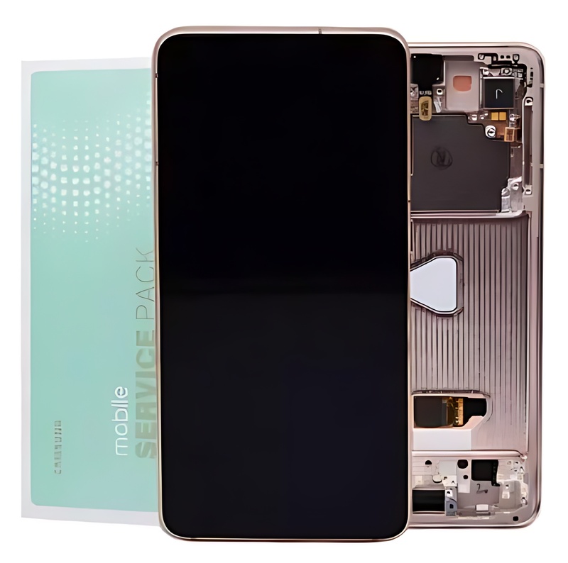 Genuine Samsung S21 Plus , G996 - Replacement AMOLED Touch Screen Assembly With Chassis - Phantom Violet - Service Pack - GH82 - 24553B