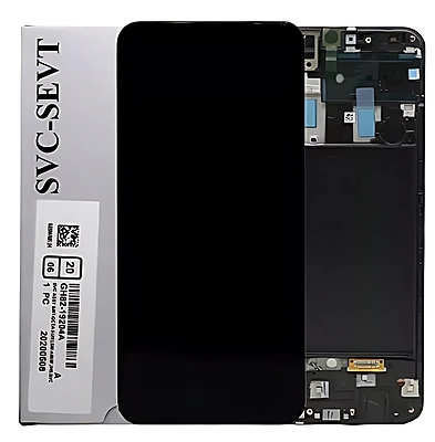 For Samsung A50 , A505 - Replacement AMOLED Touch Screen Assembly With Chassis - Service Pack - GH82 - 19204A