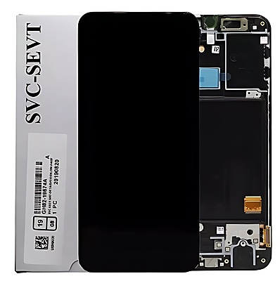 For Samsung A40 , A405 - Replacement AMOLED Touch Screen Assembly With Chassis - Service Pack - GH82 - 19672A