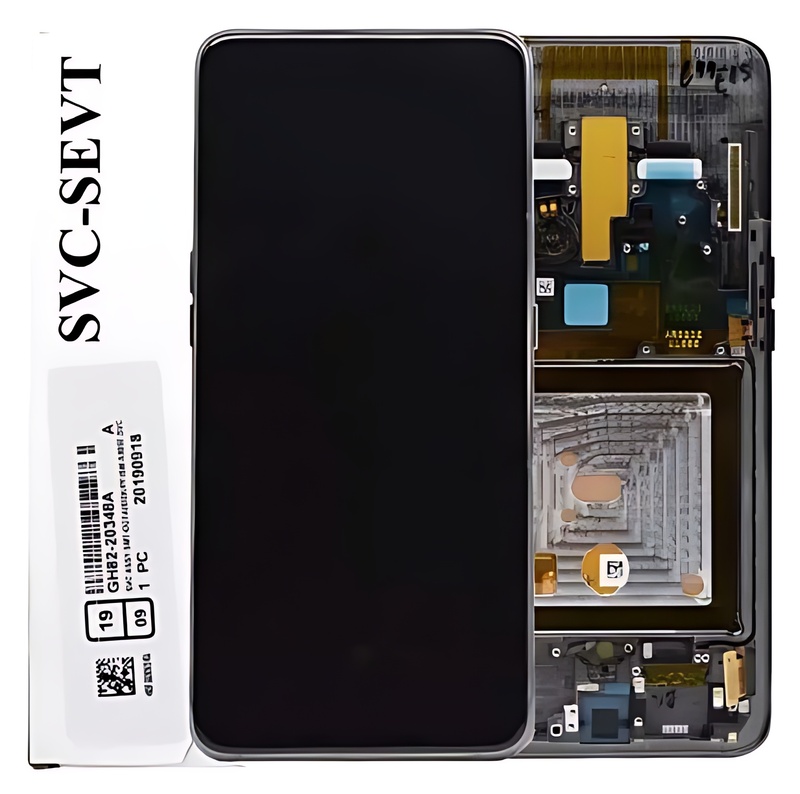 For Samsung A80 , A805 - Replacement AMOLED Touch Screen Assembly With Chassis - Service Pack - GH82 - 20348A